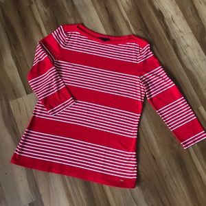 Tommy Hilfiger 3/4 sleeve boat neck top